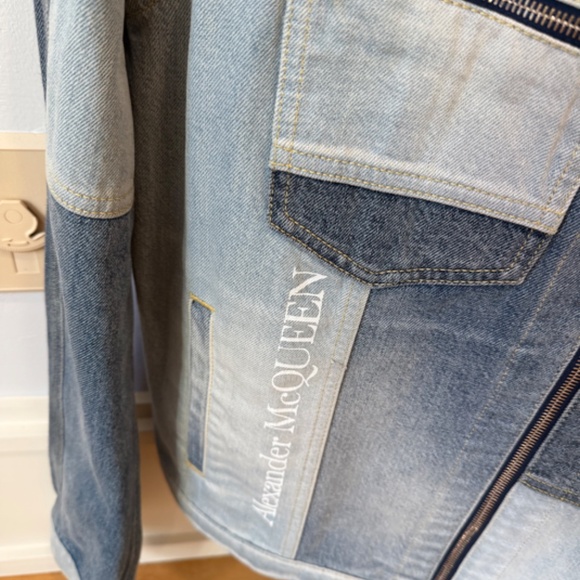 Alexander McQueen Patchwork Denim Jacket (BNWT) - Picture 2 of 5